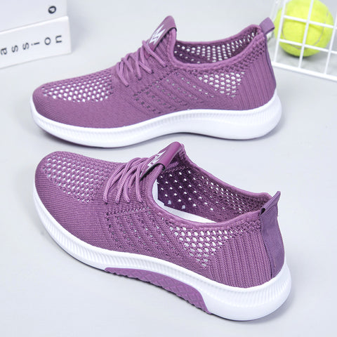 Women's Fashion Sports Flyknit Running Comfortable Women's Shoes