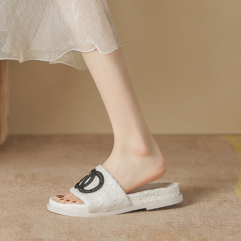Women's Round Toe Soft Bottom Classic Style Slippers