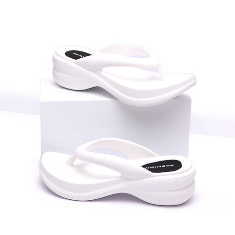 Women's Flip-flops Summer Fashion Feeling Thick Bottom Korean Style House Slippers