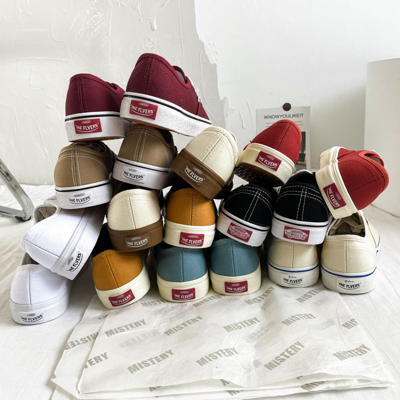 Women's All-matching Street Shot Fashion Korean Style Canvas Shoes