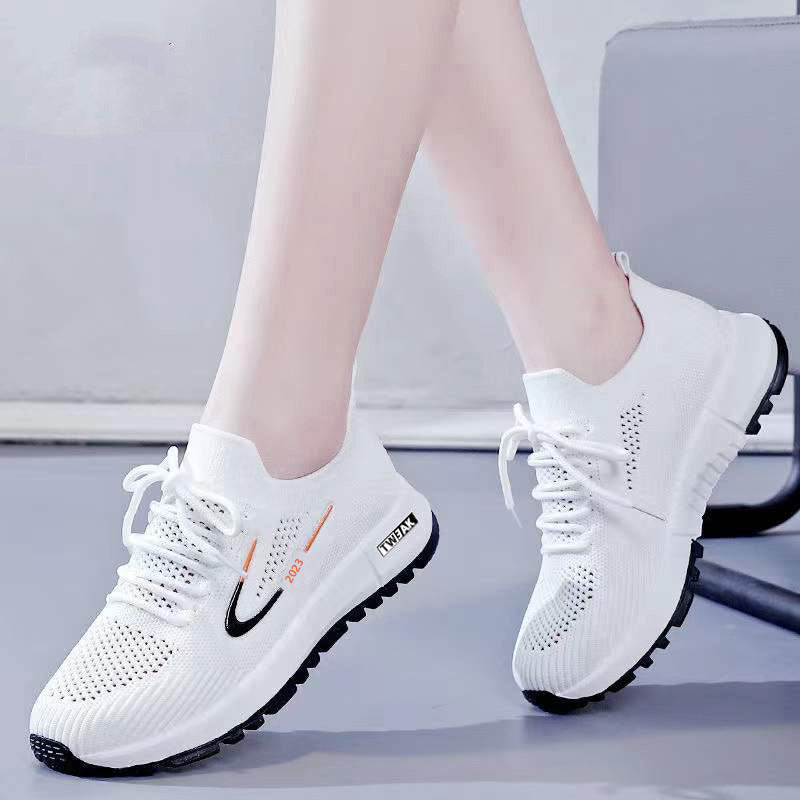 Women's Breathable Mesh Summer Thin Flying Woven Sneakers