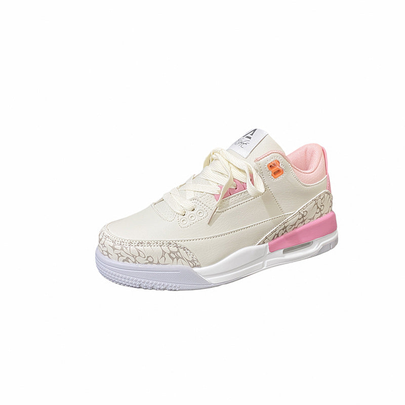 Women's Style Rice Noodles Air Cushion Spring Sneakers
