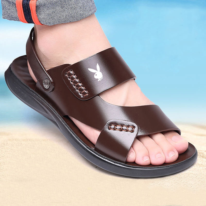 Graceful Men's Beach Platform Korean Style Sandals