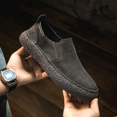 Chaussures d'été en cuir véritable paresseux à la mode rétro Tods pour hommes