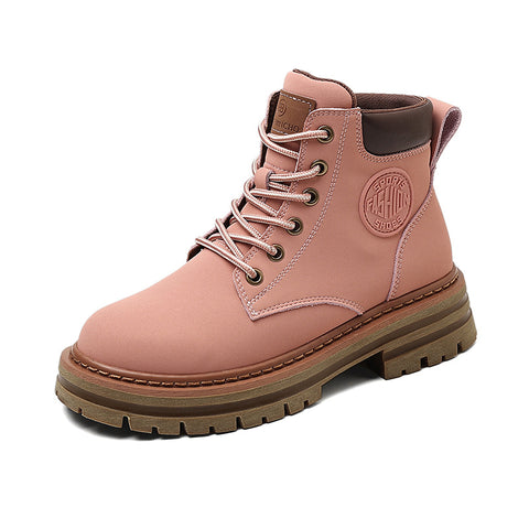 Worker Couple's Autumn Thick-soled Classic Big Boots