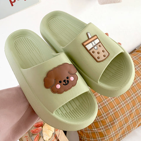 Women's & Men's Cute Thick-soled Home Summer Indoor Bathroom House Slippers