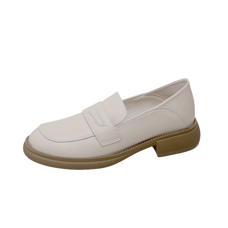Comfortable Women's Small British Style Slip-on Loafers