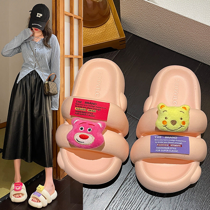 Women's Summer Soft Bottom Comfortable Fashionable All-match Korean Style Slippers