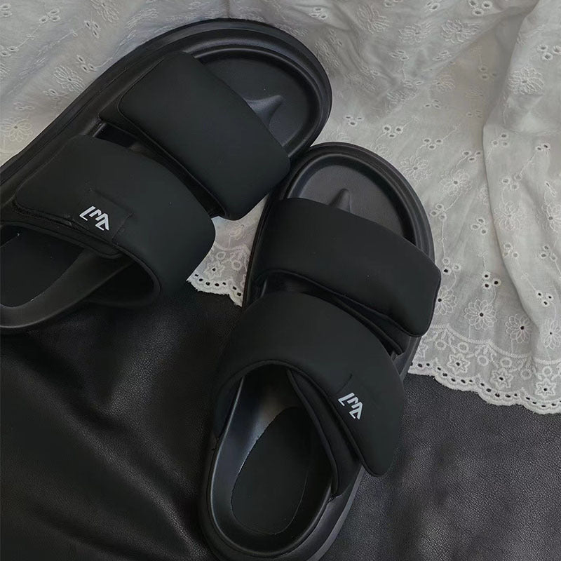 Women's Slip-on With Velcro For Summer, Lightweight, Comfortable Slippers