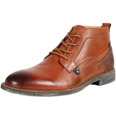 Men's Vintage Hand-rub Color Worker First Layer Boots