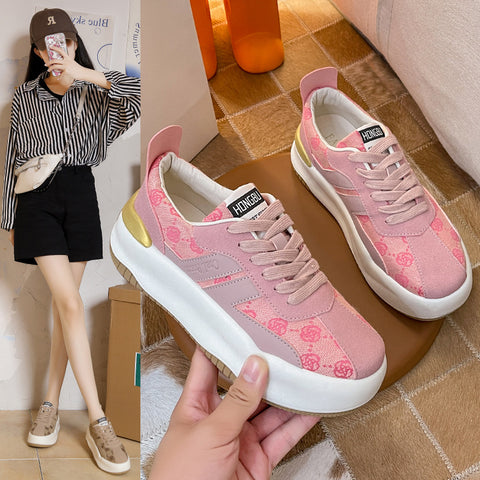 Thick Bottom Heightened Platform Korean Style Casual Shoes