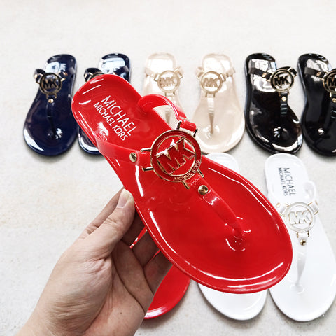 Women's Popular Beach Flip-flops Crystal Jelly Sandals