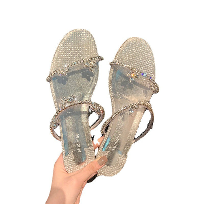 Strap Flat Fairy Style Sweet Outerwear Sandals