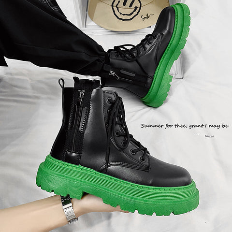 Men's Fan High-top Trendy Hong Kong Style Boots