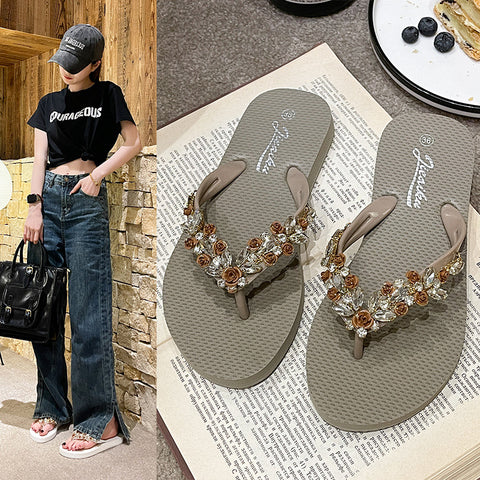 Women's Flip-flops Outer Wear Fashion Beach Toe Sandals
