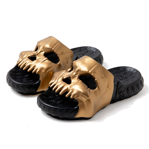 Women's Skull Summer Home Outdoor Wear Personality Feeling Slippers