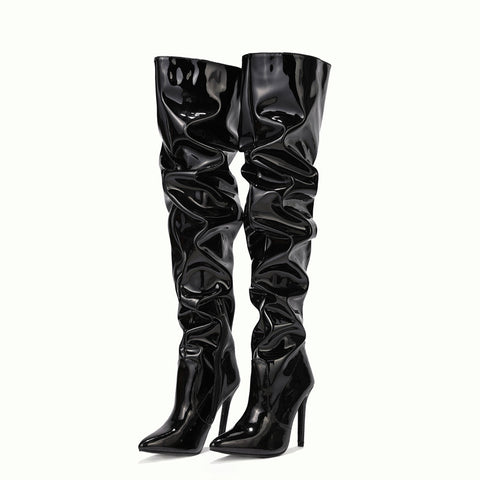 Women's The Knee Skinny Legs Stretch High Boots