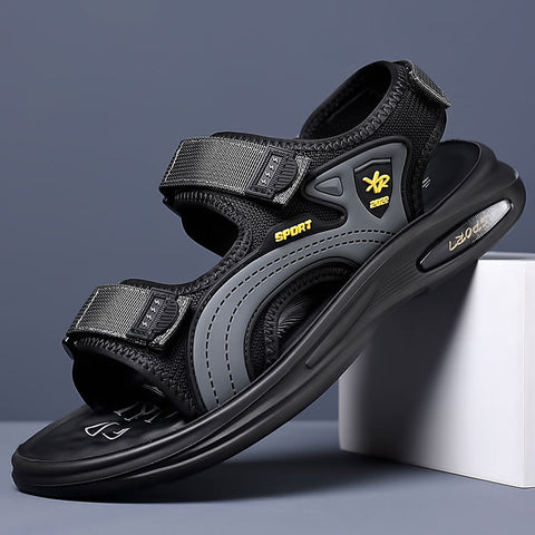 Men's Summer Outdoor Driving Velcro Korean Soft Sandals