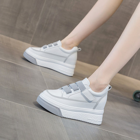 Women's Platform Height Increasing Insole Magic Sneakers
