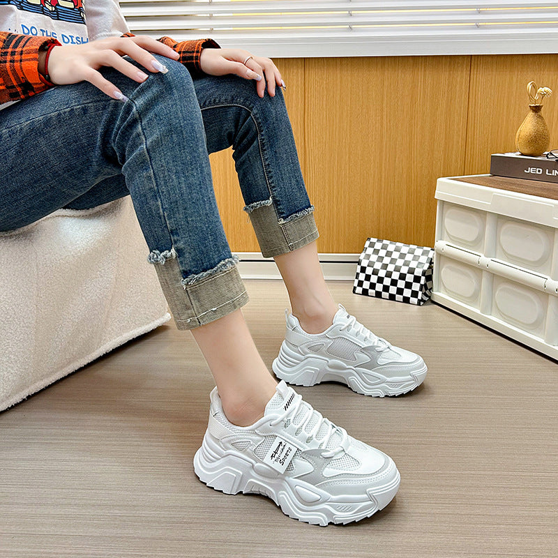 Attractive Style Clunky Female Spring Sports Sneakers