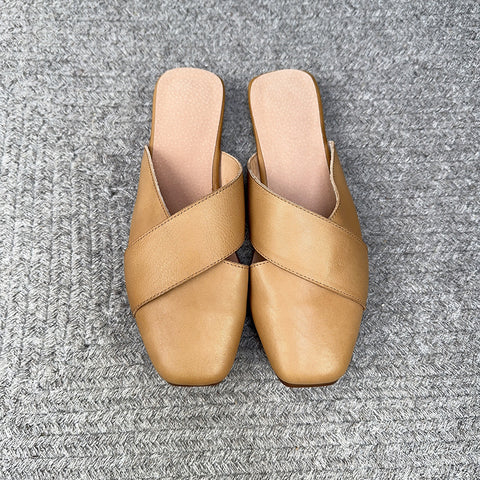 Women's Spring Comfortable Retro Half Support Toe Sandals