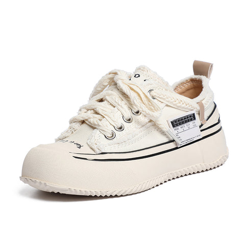 Women's For Large And Small Size Thick Canvas Shoes