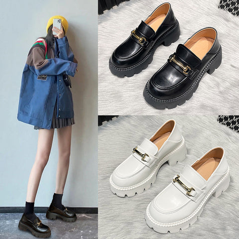 Trendy Durable Women's Spring Thick-soled Female Loafers