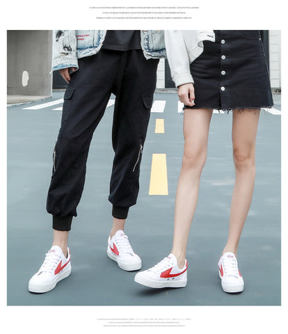 Lutai Vulcanized Trendy Couple Versatile Plus Size Canvas Shoes