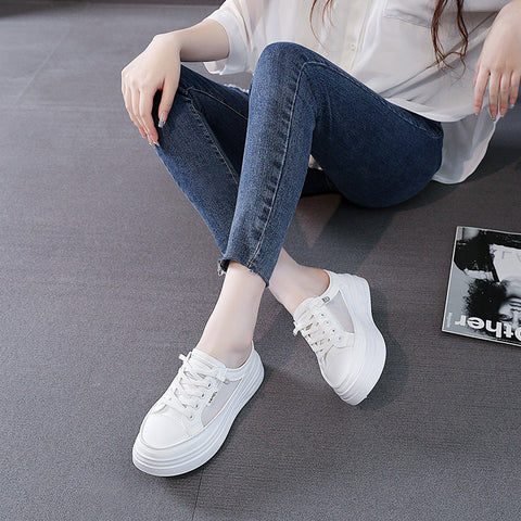 Women's Summer Height Increasing Insole Outer Wear Sneakers