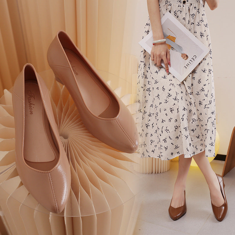 Glamorous Women's Fashion Spring Low-cut Four Women's Shoes