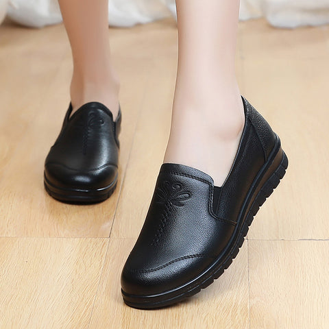 Women's Mother Round Toe Soft Bottom Women's Shoes
