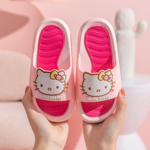 Hello Kitty Cute Home Bathroom Ladies House Slippers