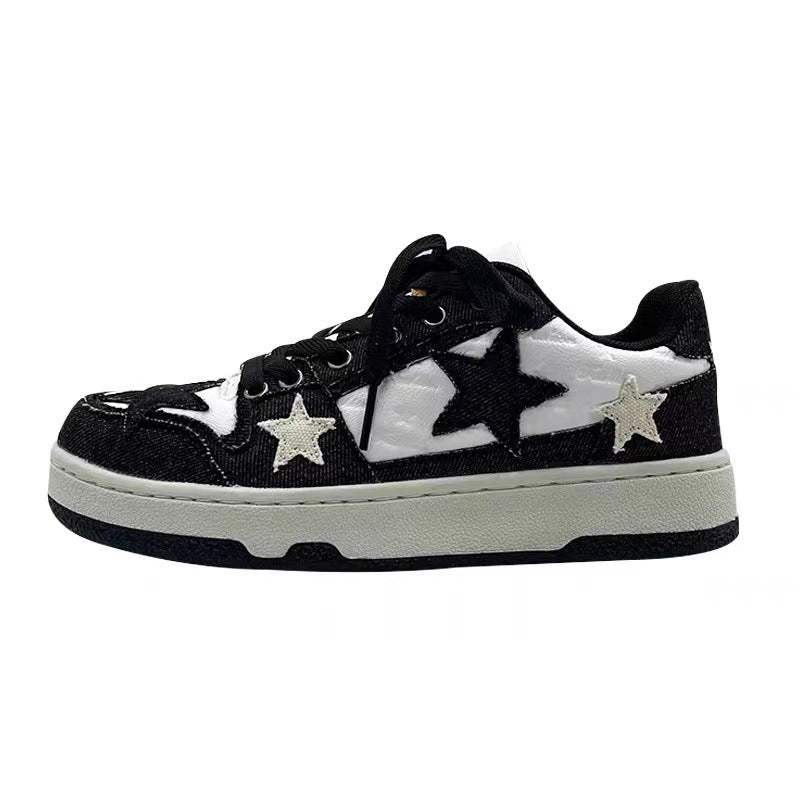 Men's Star Pattern Breathable Couple Air Force Sneakers