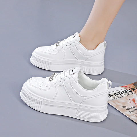 Women's Style Platform White High Sense Minority Sneakers