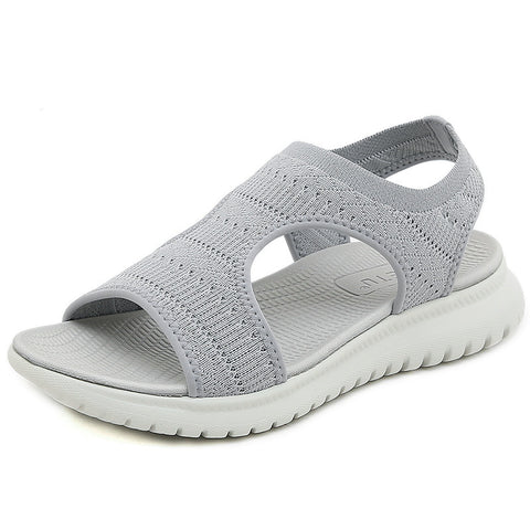 Women's Simple Light Sports Wedge Comfortable Plus Slippers