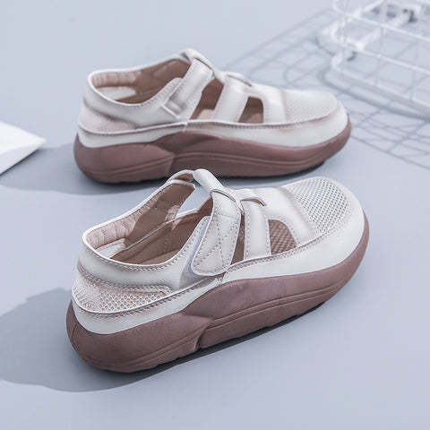 Summer Mesh Breathable White Female Korean Style Casual Shoes