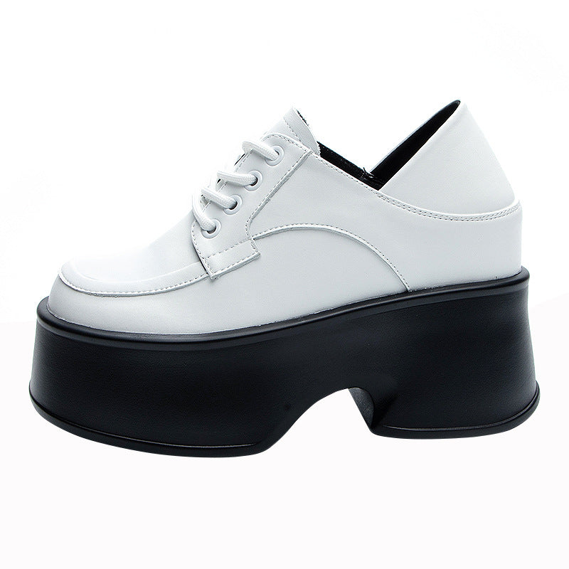 Women's Two-way Spring Retro Black And Men's Shoes
