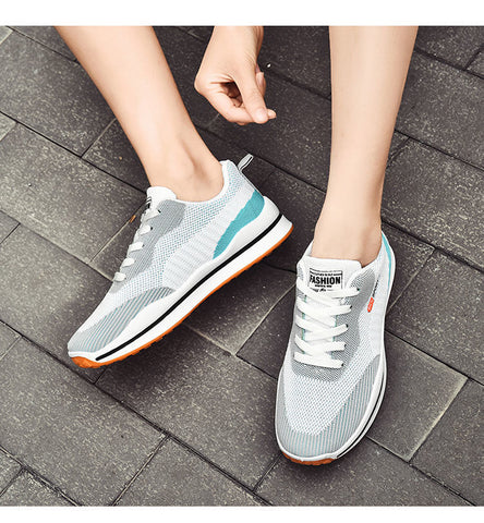 Men's Flying Woven Breathable Sports Korean Trendy Casual Shoes