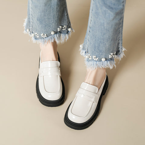 Women's Toe Cap Semi-slipper Spring Slip-on Lofter Slippers