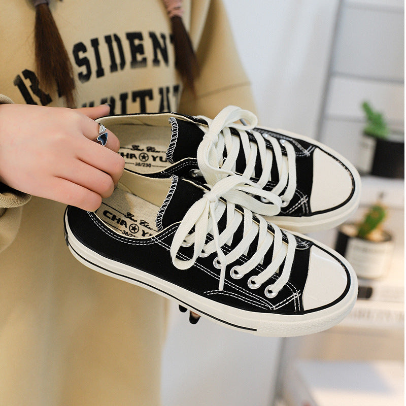 Women's & Students' Volkswagen Multi-color Low-top All-match Spring All-matching Street Canvas Shoes