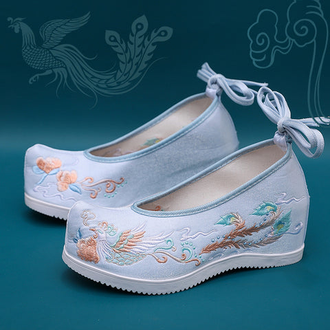 Women's Style Han Chinese Clothing With Improved Canvas Shoes