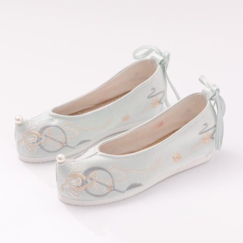 Women's Rouge Magpie Song Drifting Butterfly Yukin Canvas Shoes