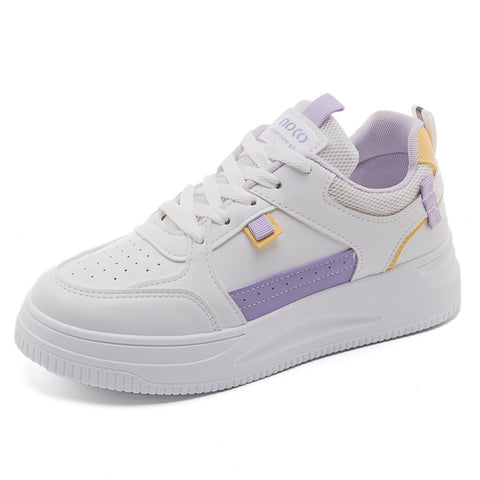 Cool Women's Spring White Sports Dad Sneakers