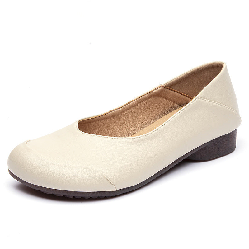 Women's Soft Bottom Genuine Comfortable Low-cut Flat For The Women's Shoes