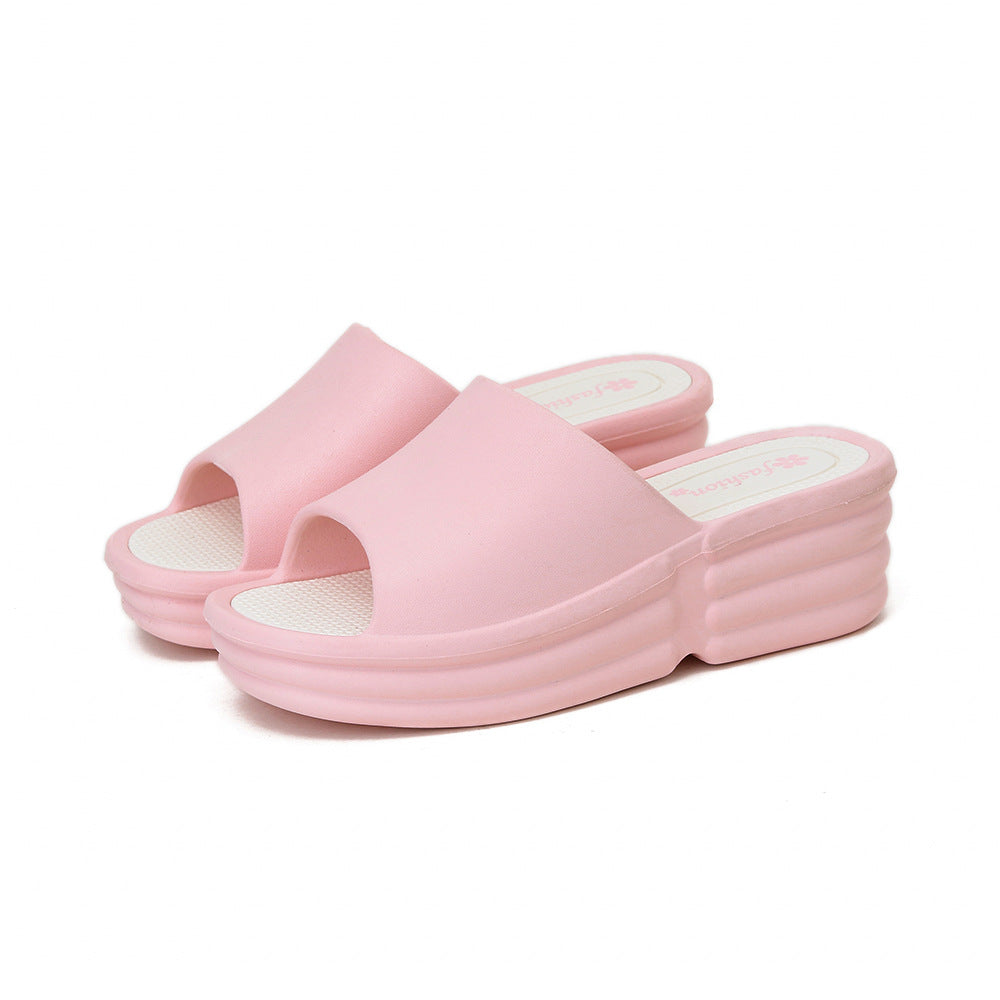 Girls' Fashionable Outdoor Wear Wedge Ladies' Slippers