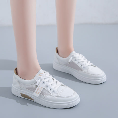 Women's Surface White Summer Korean Style Soleplate For Casual Shoes