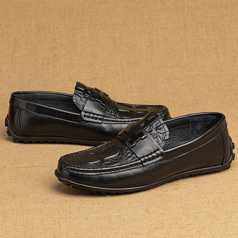 Durable Men's Spring Pumps Driving British Loafers
