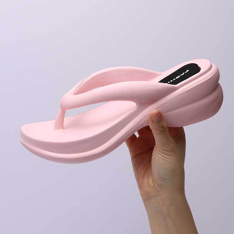 Women's Flip-flops Summer Fashion Feeling Thick Bottom Korean Style House Slippers