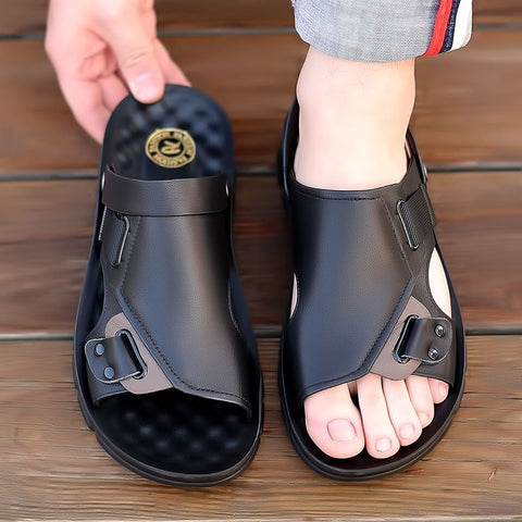 Men's Use Genuine Soft Bottom Non-slip All-matching Sandals