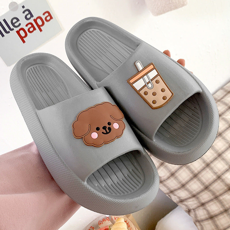 Women's & Men's Cute Thick-soled Home Summer Indoor Bathroom House Slippers